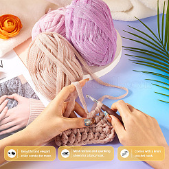 3 Skeins 3 Colors Polyester Yarn&nbsp;DIY-MB0002-06C