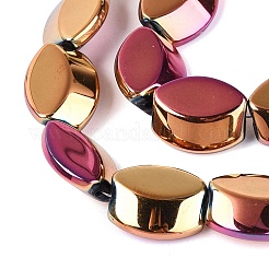 Electroplate Glass Beads Strands&nbsp;EGLA-Q134-02A-A03