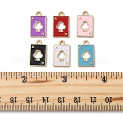 48Pcs 6 Colors Alloy Pendant&nbsp;ENAM-FS0002-61