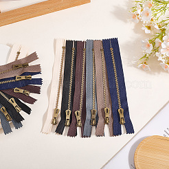 12Pcs 6 Colors Nylon Zipper Fastener&nbsp;FIND-GF0008-20A