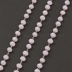 Glass Round Beaded Chain&nbsp;CHS-B003-01A