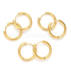 Ion Plating(IP) 304 Stainless Steel Huggie Hoop Earrings&nbsp;EJEW-O087-06H-G