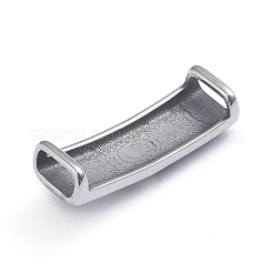 Retro 304 Stainless Steel Slide Charms/Slider Beads&nbsp;STAS-L243-006AS