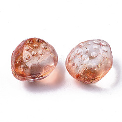 Transparent Spray Painted Glass Beads&nbsp;LS-GLAA-R215-01-B06