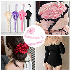 10M Polyester Ruffled Trimming&nbsp;OCOR-GF0004-57B