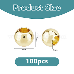 Brass Beads&nbsp;KK-DC0005-16A-P