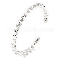 Electrophoresis Iron Cuff Bangles for Women&nbsp;BJEW-M057-03P