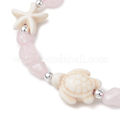 Natural & Synthetic Gemstone Beads Braided Bead Bracelets&nbsp;BJEW-JB13275