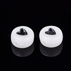 Luminous White Acrylic Beads&nbsp;MACR-SZ0001-43