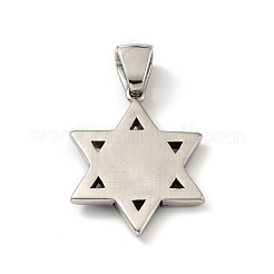 Non-Tarnish 304 Stainless Steel Pendants&nbsp;STAS-E058-13P