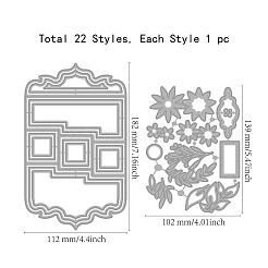 Carbon Steel Cutting Dies Stencils&nbsp;DIY-WH0309-2039