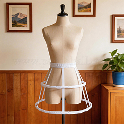 Polyester & Steel 2 Hoops Petticoat&nbsp;DIY-WH20032-152B