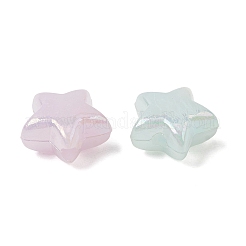 UV Plating Opaque Acrylic Beads&nbsp;OACR-G058-18B