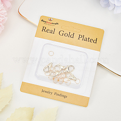 6Pcs Brass Lobster Claw Clasps&nbsp;DIY-BBC0001-54
