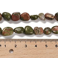 Natural Unakite Beads Strands&nbsp;G-P497-01E-48