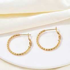 304 Stainless Steel Hoop Earrings For Women&nbsp;EJEW-B114-02A-G