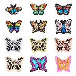 12Pcs 12 Styles Food Grade Eco-Friendly Silicone Beads&nbsp;SIL-TA0002-65