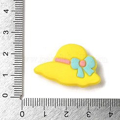 Hat with Bowknot Silicone Focal Beads&nbsp;SIL-M006-04A