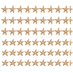 60Pcs 2 Styles 1-Hole Alloy Shank Buttons&nbsp;BUTT-PH0001-79KCG