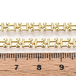 Brass Rectangle Link Chains&nbsp;KK-T074-78G