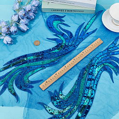 2Pcs 2 Style Polyester Embroidery Sew on Appliques&nbsp;PATC-MA0001-32C