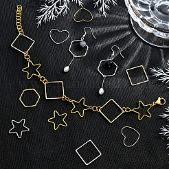 240Pcs 8 Style Brass Linking Rings&nbsp;KK-OC0001-19