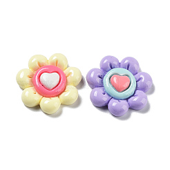 Opaque Resin Cabochons&nbsp;RESI-G084-01