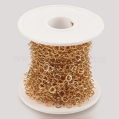 Ion Plating(IP) Handmade 304 Stainless Steel Rolo Chains&nbsp;STAS-P200-05G