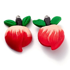 Handmade Polymer Clay Pendants&nbsp;CLAY-XCP0001-02
