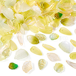 11 Styles Transparent Spray Painted Glass Pendants&nbsp;GGLA-TA0002-11
