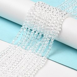 Transparent Glass Beads Strands&nbsp;EGLA-A035-T4mm-D19