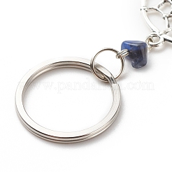 Natural Sodalite Keychain&nbsp;KEYC-JKC00346-02