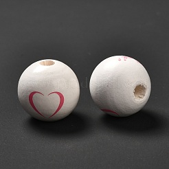 Natural Wood Beads&nbsp;WOOD-C008-02