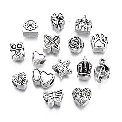 Tibetan Style Alloy European Beads&nbsp;PALLOY-N168-006