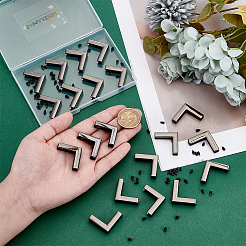 20 Sets Zinc Alloy Purse Corner for Bag&nbsp;FIND-GO0003-66B