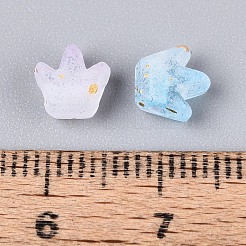 Frosted Transparent Acrylic Beads&nbsp;FACR-T009-01B