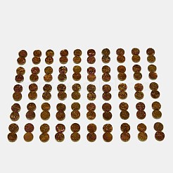 Electroplate Natural Druzy Crystal Cabochons&nbsp;G-L047-12mm-07