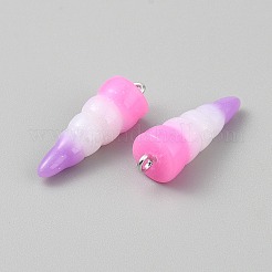 Opaque Resin Pendants&nbsp;RESI-WH20020-02