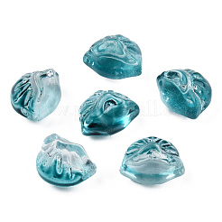 Transparent Spray Painted Glass Beads&nbsp;GLAA-N035-033-C01