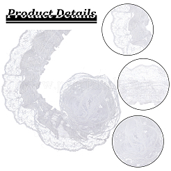 20M Polyester Pleated Lace Trim&nbsp;OCOR-HY0001-20C