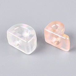 UV Plating Transparent Acrylic European Beads&nbsp;OACR-N160-22