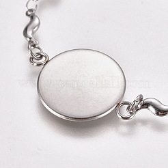 Tarnish Resistant 304 Stainless Steel Bracelet Making&nbsp;STAS-L248-005P