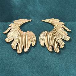 304 Stainless Steel Stud Earrings for Women&nbsp;EJEW-K306-11G