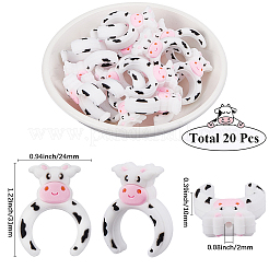 20Pcs Silicone Beads&nbsp;SIL-SC0002-81