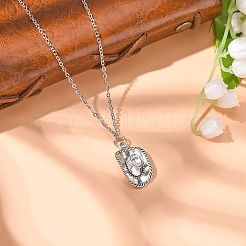 Tarnish Resistant 304 Stainless Steel Cable Chain Necklaces&nbsp;STAS-O053-07P