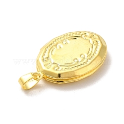 Rack Plating Brass Locket Pendants&nbsp;KK-I688-06G