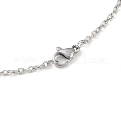 Non-Tarnish 304 Stainless Steel Cable Chain for Necklace&nbsp;STAS-E052-61P-55cm