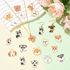 40Pcs 20 Styles Alloy Enamel Pendants&nbsp;ENAM-FS0004-54