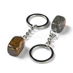 Natural Tiger Eye Pendant Keychain&nbsp;KEYC-D021-01P-01