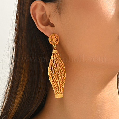 Vintage Filigree Mesh Lantern Alloy Stud Earrings&nbsp;OB4843